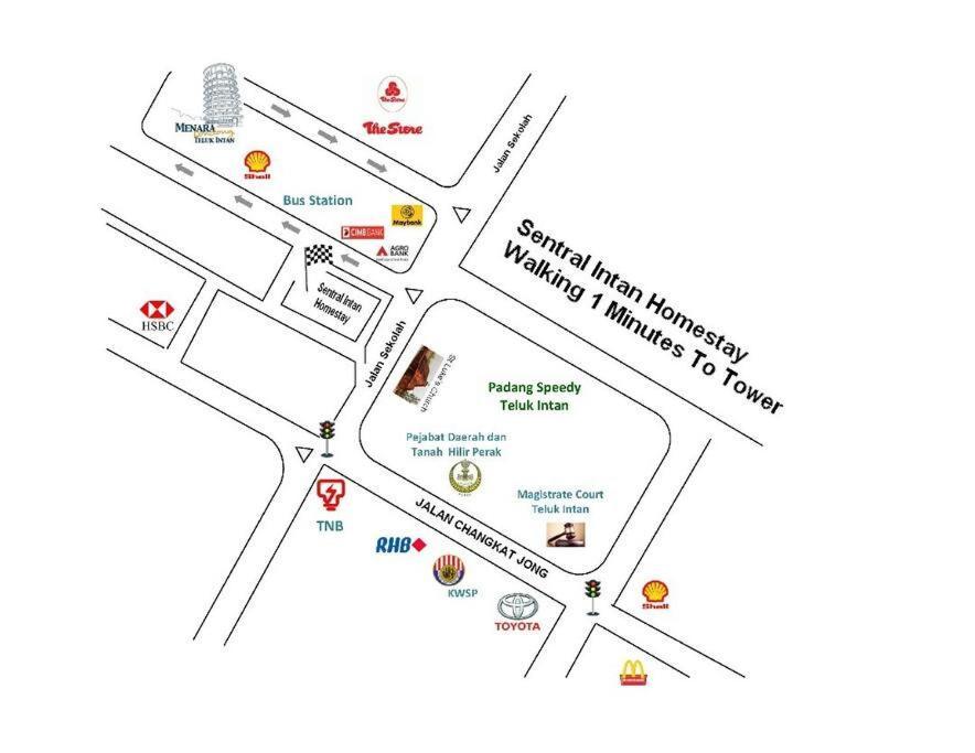 1 Minutes To Tower Sentral Intan 6 Teluk Intan